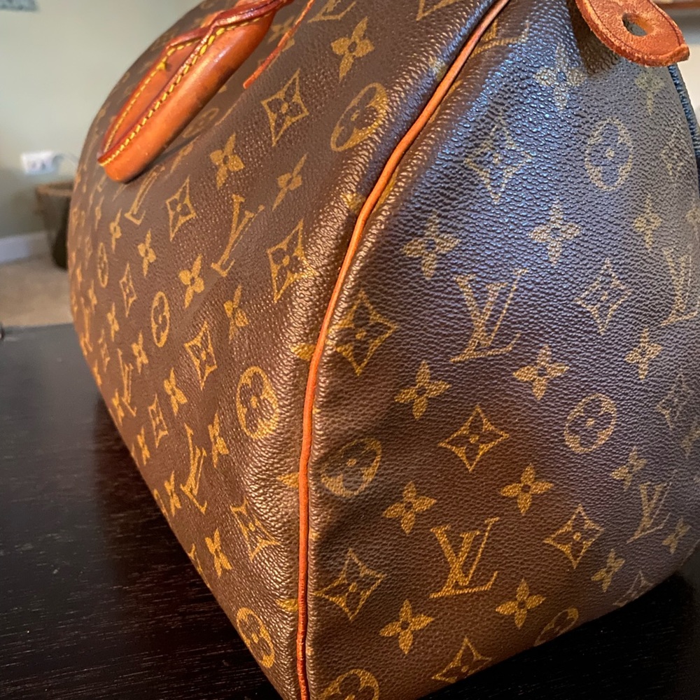 Ask Auth Louis Vuitton Speedy 35 6piece accessory package PRISTINE CONDITION 👜 - Picture 8 of 10
